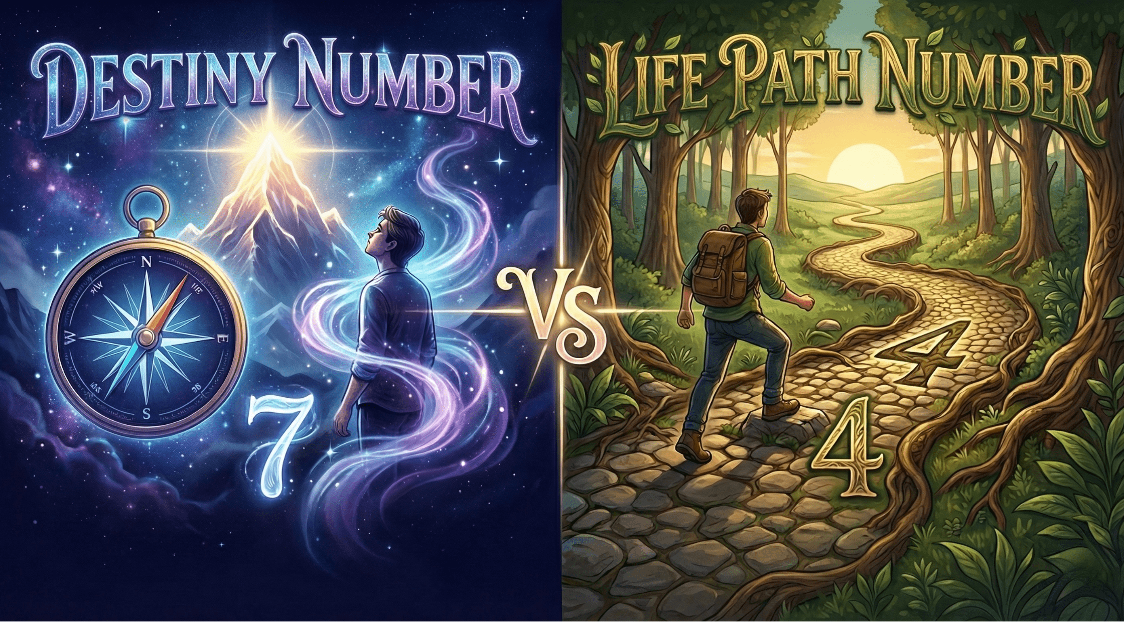 Destiny Number vs Life Path Number